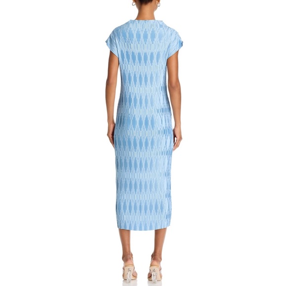Veronica Beard Gramercy Midi Dress in Blue Sky - Picture 4 of 8